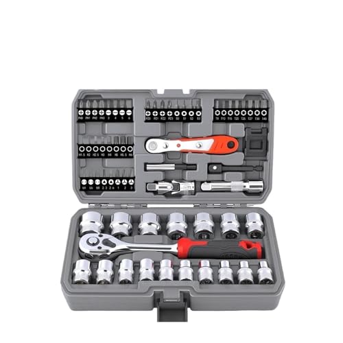Set de herramientas manuales 1/4 3/8'' con llave de torque miniatura 1