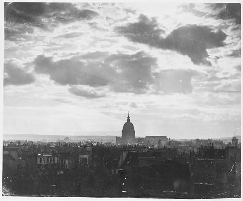 Art tableau Étude de nuages sur Paris Charles Marville image sur toile décoration 60x90