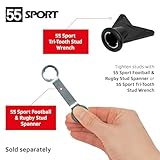 55 Sport Classic Nylon SG Replacement Football Studs - 12 Pack (13/16mm) - Black - Image 4