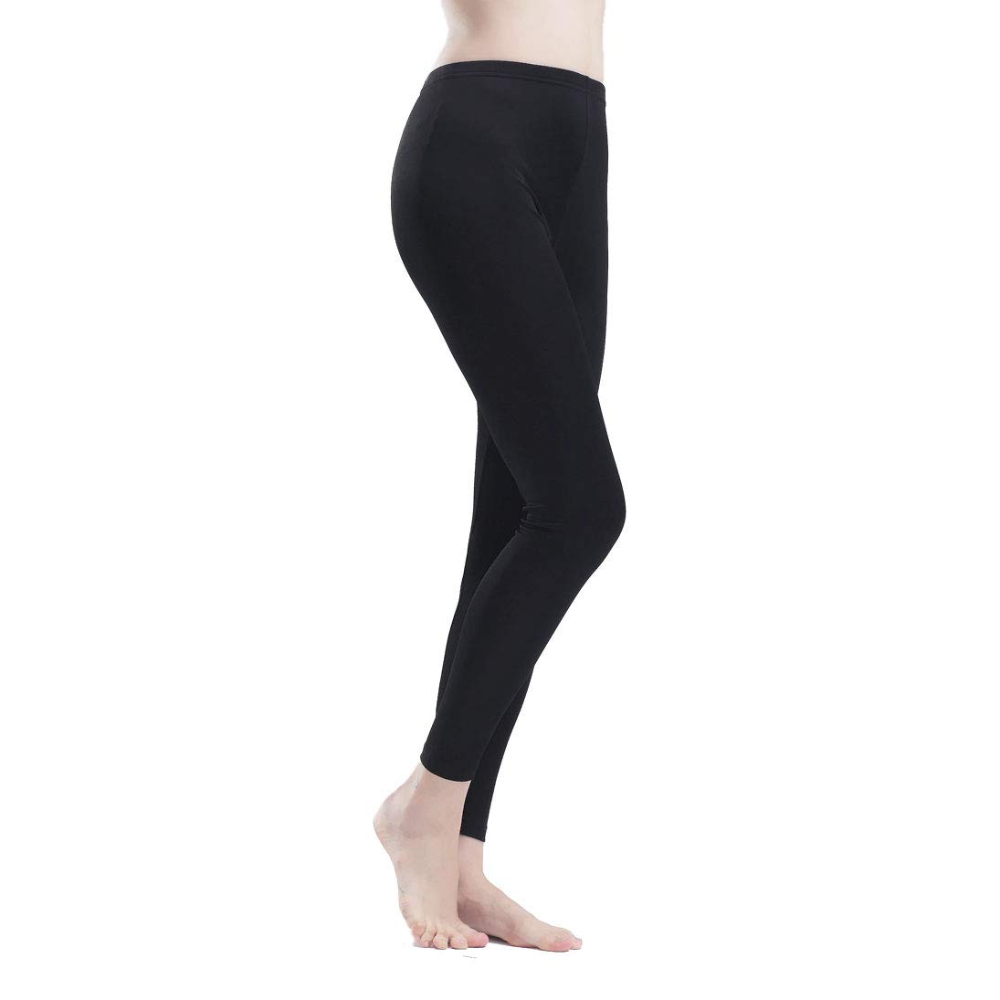 Paradise Silk Ropa interior de punto de seda pura para mujer, pantalones largos, solo parte superior o inferior