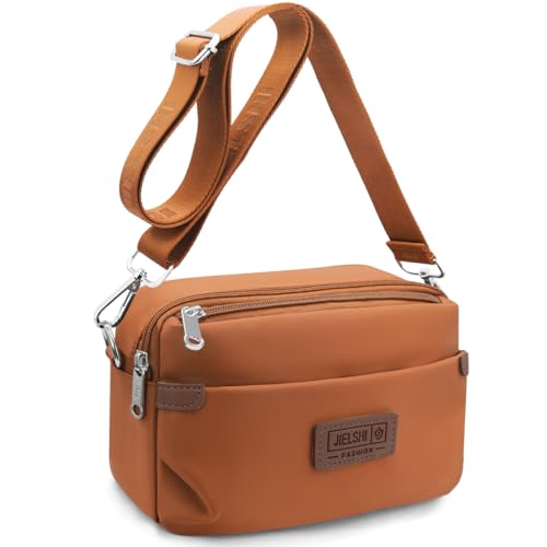 Schoudertas voor dames, nylon, waterdicht, crossbody bag voor dames, kleine schoudertas voor dames met verstelbare schouderriem, modieuze schoudertassen voor winkelen, werk, reizen