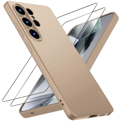 X-level for Samsung Galaxy S25 Ultra Case, Slim Fit, Gold