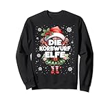 Korbwurf Elfe Basketball Weihnachten Elfen Weihnachtselfen Sweatshirt