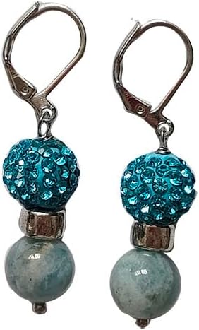 Natural Gemstone Handmade Bead Jewelry Set for Women Necklace Earring and Bracelet Set Boho Collar Jewelry Dangle Earrings Clasp Metal Fashion Jewelry Set - Image 5