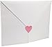 Pink Heart Stickers - 3/4 Inch Small Adhesive Labels, 500 Stickers per Roll for Valentine's Day, Crafts, Cards, Packaging, and DIY Decorations - Made in The USA