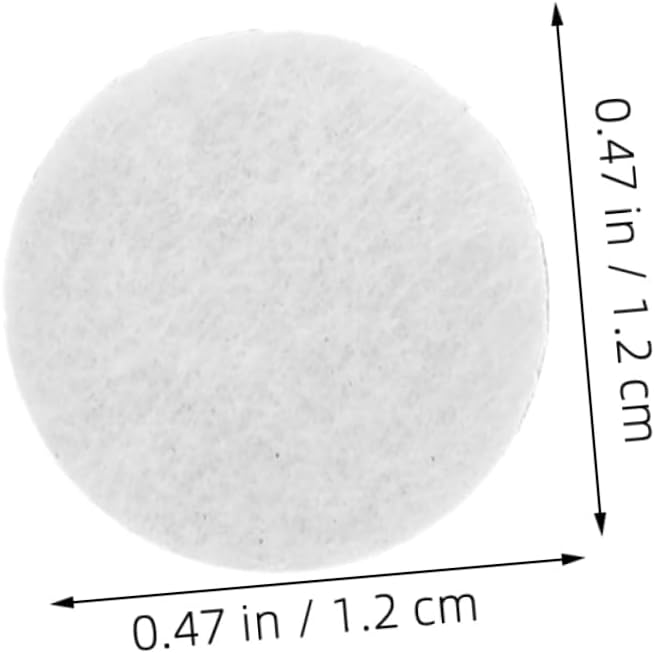 Uonlytech 2500pcs Self-Adhesive Felt Circles Dot Stickers for Clothing Shoes Bags Multi-Functional Craft Felt Dots Easy Peel Stick Application