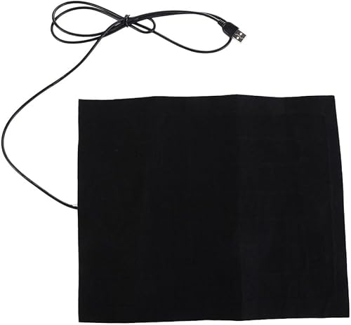 Vctitil 1 almohadilla térmica USB para mascotas 5 V almohadilla térmica de invierno 3 velocidades control de temperatura alfombra de asiento perro