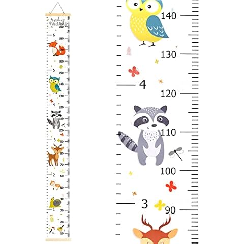 Fahibin Children's Growth Chart with Animals Cover