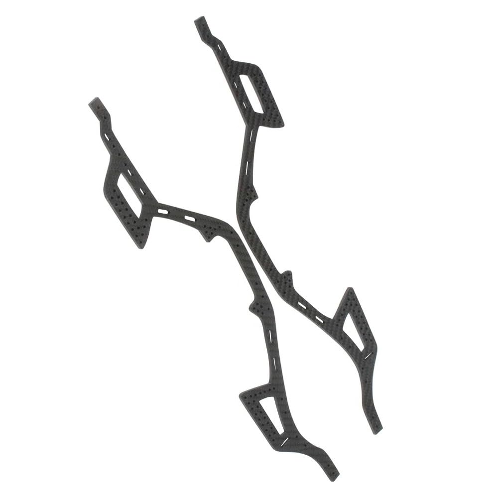 Per Axial Per SCX10 II Per Element Per Enduro 1/10 Rc Performance Crawler Auto Telaio In Fibra Di Carbonio Per LCG Rail Trail Truck Parti FAI DA TE RC Componenti