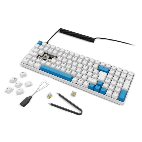 SKILLER SGK50 S2 PBT weiss DE-Layout Gateron G Pro 3.0 Yellow - Tastatur (4044951040865) - Tastiera gaming - Immagine 7