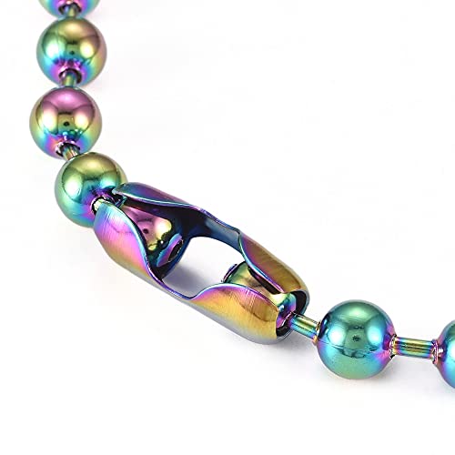 Image of LZD 6-10 inch Stainless Steel Ball Chain Beads Bracelet Silver Gold Multicolor 2 /4 /6 /8 /10mm Bead P274