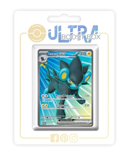 Luxray ex 195/167 Full Art Secrète Carte Pokémon Écarlate et Violet 6 Mascarade Crépusculaire EV06