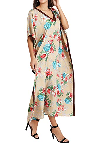 Image of Miss Lavish London Women's Kaftan- Kaftan Dress for Casual, Party, Evening, Vacation and Everyday Wear