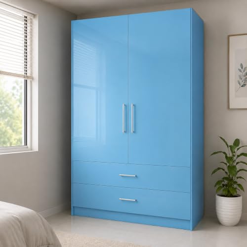 Image of Vinyl Contact Paper Decorative for Cabinets Countertops Kitchen Shelves Liner Self Adhesive Film Peel and Stick Waterproof Removable Wallpaper (Inches 24 x 300, Glossy Sky Blue)