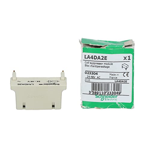 Schneider Electric LA4DA2E Módulo supresor circuito RC de 24 a 48 V CA para TeSys D