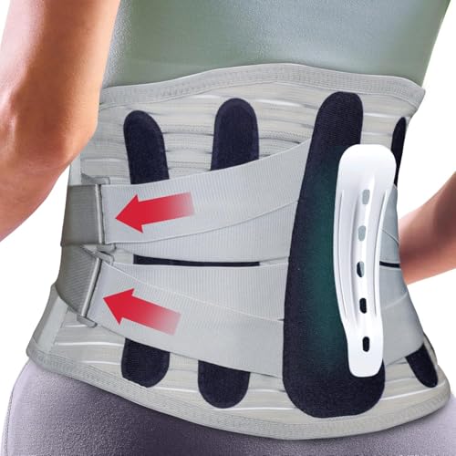 Image of AGEasy (Max Group) Spine Pro Belt for Lower Back Pain Relief, Sciatica, Muscle Strains, and Spinal Recovery | Adjustable Lumbar Support Belt for Men & Women | Improves Posture, Reduces Discomfort | Orthopedic LS Belt (XL)
