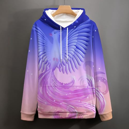 Sweats à capuche manche longue phoenix sweat-shirt aux finitions soignées