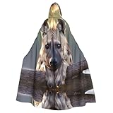 Capa con capucha de pobre hiena – Capa extragrande con capucha para hombre y mujer – Capa de Halloween – Disfraz de cosplay