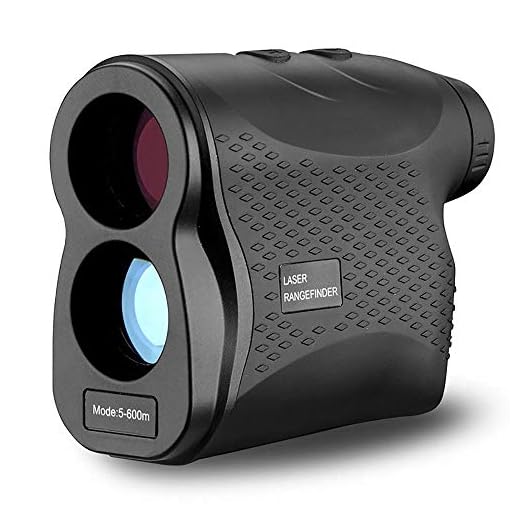 Golf Laser Rangefinder 600m Waterproof with 6X Magnification Lens, Flag Lock, Distance, Fog, Speed and Continuous Measurement for Golf, Racing, Archery, Survey