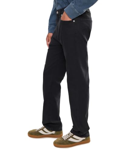 Image of Levi's, Mens, 505 Regular, Mineral Black, 34 x 32