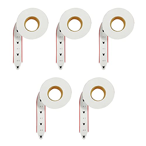 KOQICALL Take a Number Tickets 5 rolos de 2 dígitos para K-T Ticket Dispenser Queue Calling System 2000 Ticket Roll 00 - 99 branco