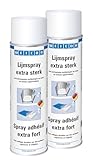 WEICON Spray Adhésif Extra Fort 500 ml/Adhésif universel/Pouvoir adhésif élevé (2)...