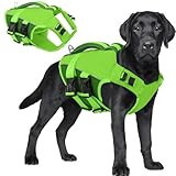 ASENKU Schwimmweste Hund Groß XXL,Verstellbar & Ripstop Hundeschwimmweste,Rettungsweste für Hunde mit Griff und Reflektierend, Hunde Schwimmweste für Chihuahua,Dackel,Französische Bulldogge, Labrador