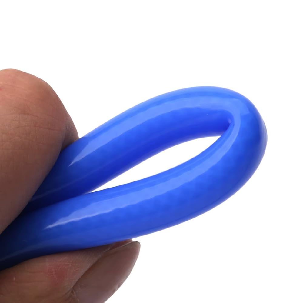 Tubo Trenzado De Silicona De Grado Alimenticio Azul, Opciones De 1M/2M/5M, ID4-ID19mm, Manguera Flexible Resistente Al Calor Y Al Frío For Dispensadores De Agua(5M,ID14mm x OD21mm)
