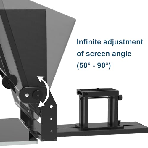 Image of 13 inch Teleprompter for Camera & Tablet with APP Remote Control