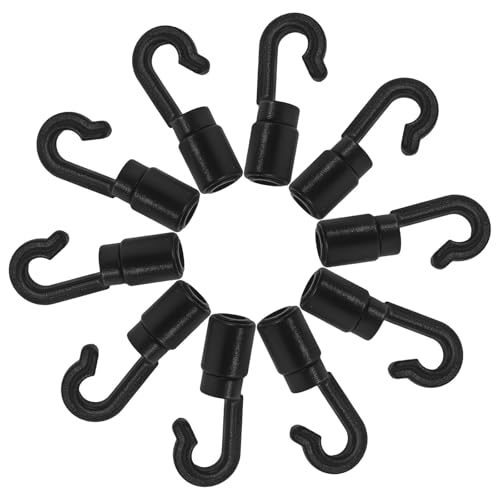 GATHINESS Plastic Bungee Hooks Quick Connect 30pcs for Kayak and Canoe