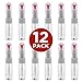 TCP Global 2-in-1 Paint Touch-Up Pens (12-Pack) - 10ml Fillable Applicator for Car Chips & Scratches - Precision Fine Tip Writer Pen Brush