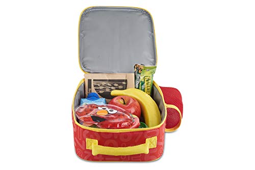 Sesame Street Lunch Box Set For Boys & Girls, Stainless Steel Water Bottle With Carabiner Clip And Ice Pack, Insulated & Waterproof Lunch Bag With Zipper, 4 Pieces Toddler Bag For Snacks #TOP3