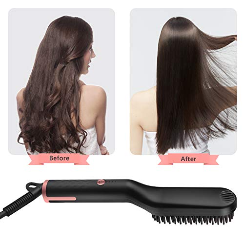 Cepillo alisador eléctrico rápido 3 en 1 para cabello miniatura 2