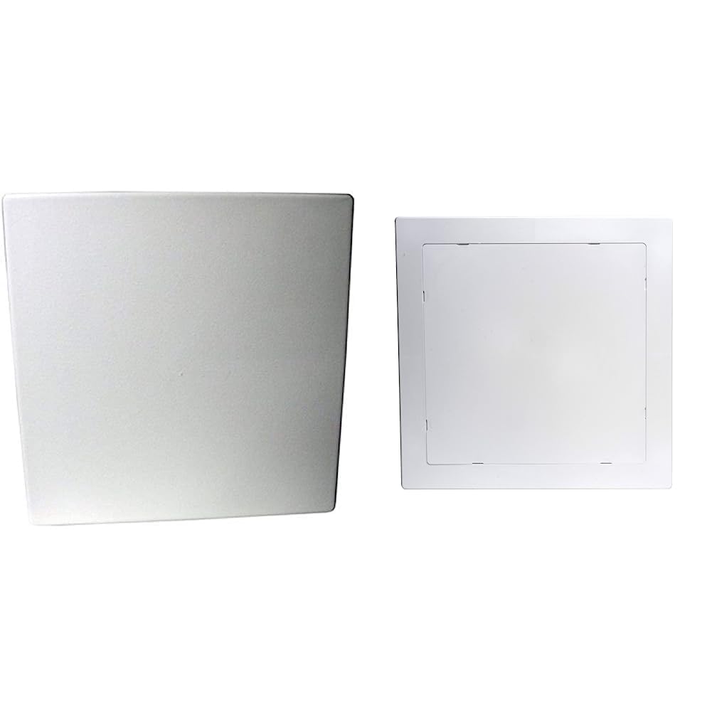 Watts APU15 Spring Fit Drywall Access Panel for Plumbing, Wiring, and Cables, 14 inch x 14 inch, White & Oatey 34056 14-in. Flush-or Surface-Mounted Wall Access Panel, White, 14"x 14"