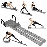 Foldable Pilates Reformer for Home 2025 Yoga Reformer: Modular All-in-One Machine for Pilates, Ski Machine & Full Body Strength Training with 360° Angled Workouts The Perfect
