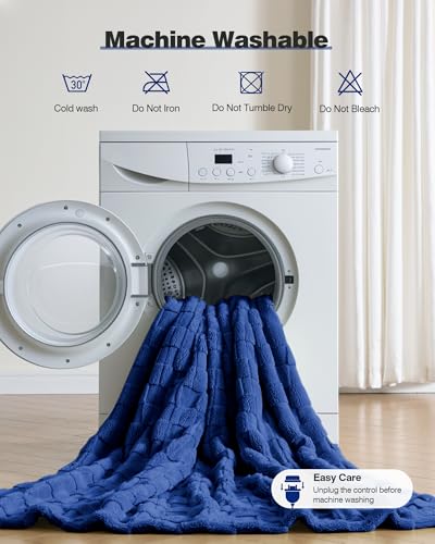 Save 16% on Heated Throw Blanket with Code 5VV65P9E