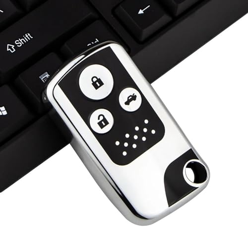 Coque clé voiture pour Honda CRV Fit et Freed - Protection étui noir 2 et 3 boutons
