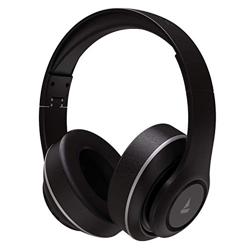 Image of (Refurbished) boAt Rockerz 560 Wireless Bluetooth Over The Ear Headphone with Mic (Active Black)