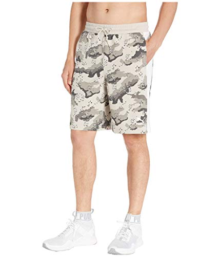 Short PUMA Wild Pack AOP homme taille M coloris gris Elephant Skin