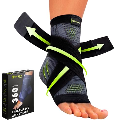 GARNO Ankle Brace with Adjustable Straps
