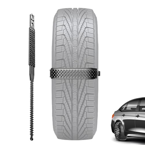 Moxeupon Cadenas de tracción para neumáticos - Cadenas de neumáticos Antideslizantes para Seguridad en Nieve | Suministros de Seguridad de conducción, Cadenas de neumáticos de Coche para Desierto