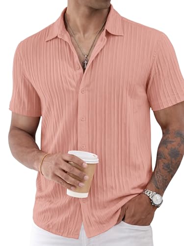 Image of Noble Monk Men's Polyester Regular Fit Solid Casual Shirt |Half Sleeve | |Stylish Shirt