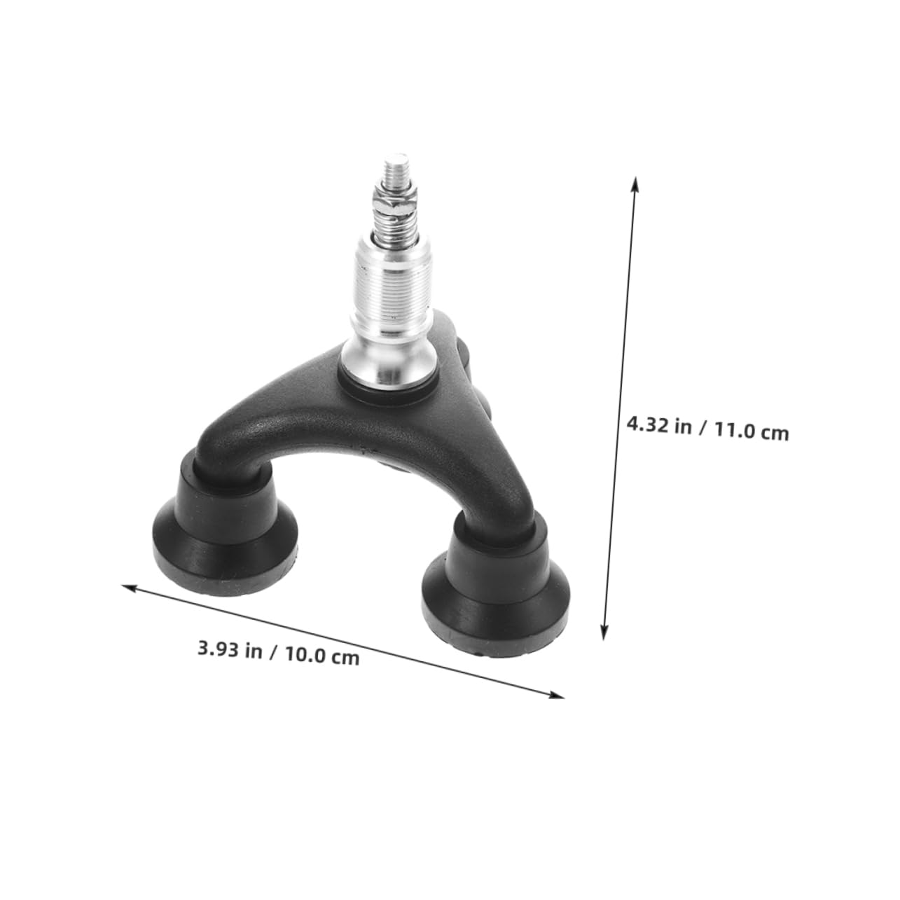 Balacoo Enhanced Stability: 2 Pack Cane Tips Non Slip Plastic Feet for Walking Canes and Crutches