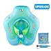 New Upgraded Swimbobo Baby Swimming Float Kids Inflatable Swim Ring with Safety Support Bottom Swimming Pool Accessories for 3-36 Months (Blue, L)