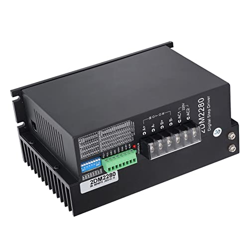 Driver de Motor de Passo 220V AC 2DM2280 32 Dígitos DSP 2 Fases para Motores de Passo Nema42 110mm C