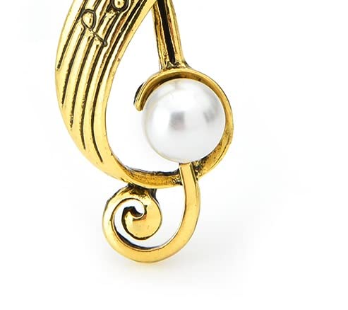 Spilla Spilla Vintage Spille con Note Musicali Donna Classico Perla Nozze Casual Spilla Spille S Spilla