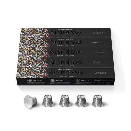 Nespresso Original Buenos Aires Lungo Light Roast Pods 50ct