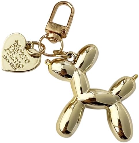 tenghong2021 Cute Jelly Balloon Dog Keychain for Women Key Chain Car Keys Handbag Purse Accessories