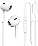 Kopfhörer mit Kabel USB C für iPhone 17, In Ear Kabelkopfhörer mit Mikrofon