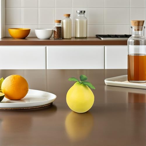 Decoración de antena de coche con fruta artificial: pomelo realista de verano 6